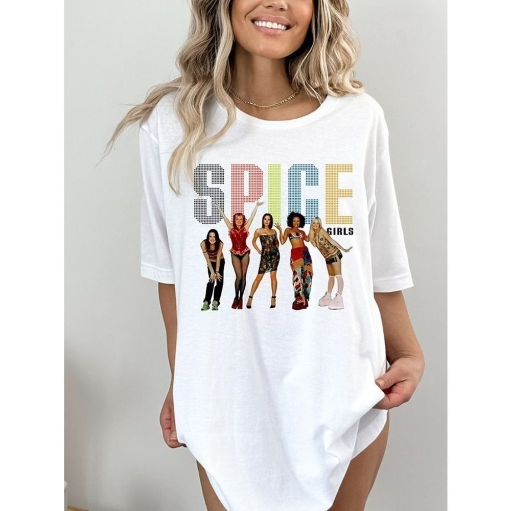 Spice Girls Graphic Tee 90s Pop Band Retro Music Fan Unisex T-Shirt